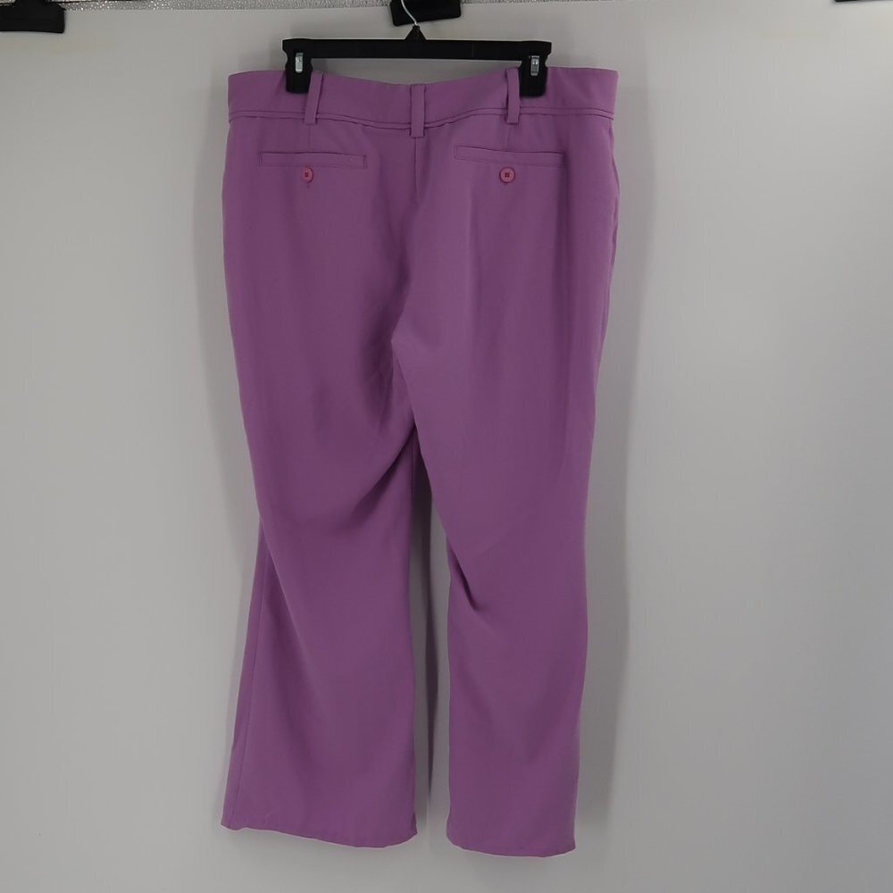 New York & Company Purple Capris Smart Casual